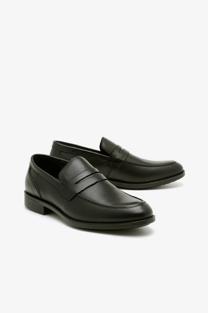 נעלי עור קומפורט לגבר משולב רצועות עור ומדרס