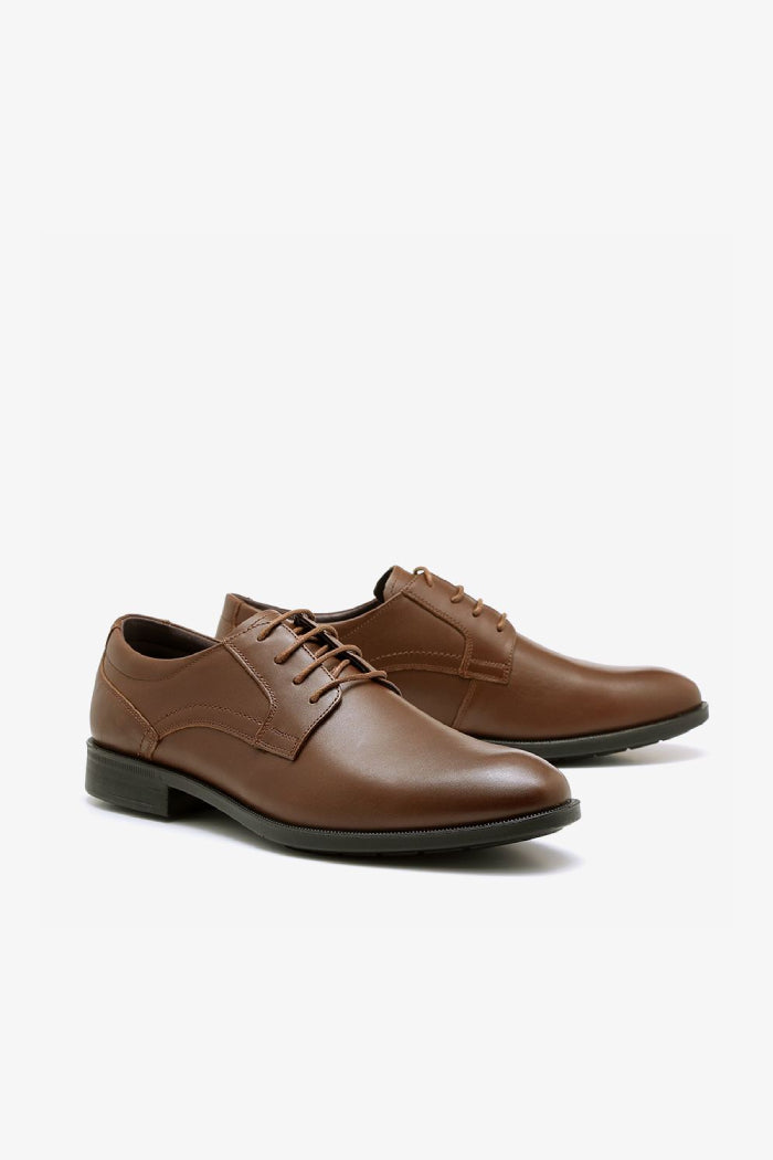 נעלי נובוק נקודות בצבע חום