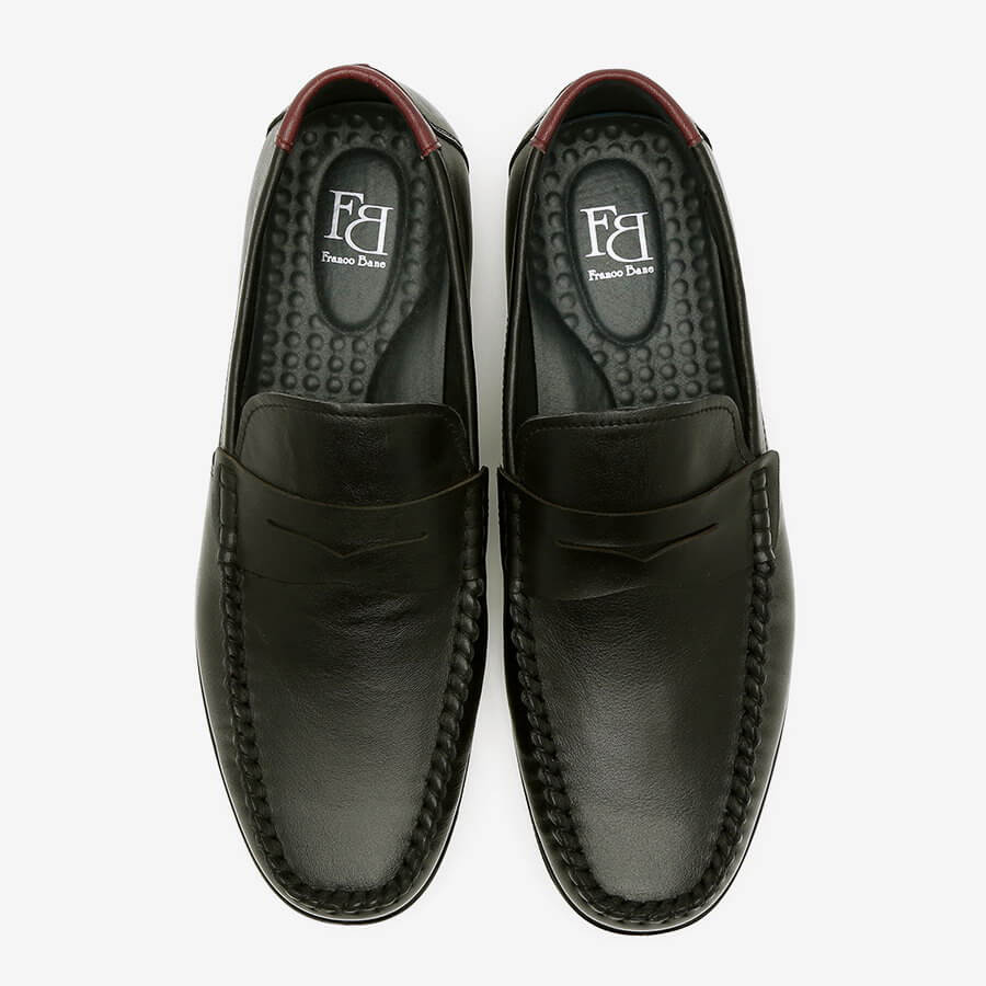 נעלי מוקסין מעור אפנתיות