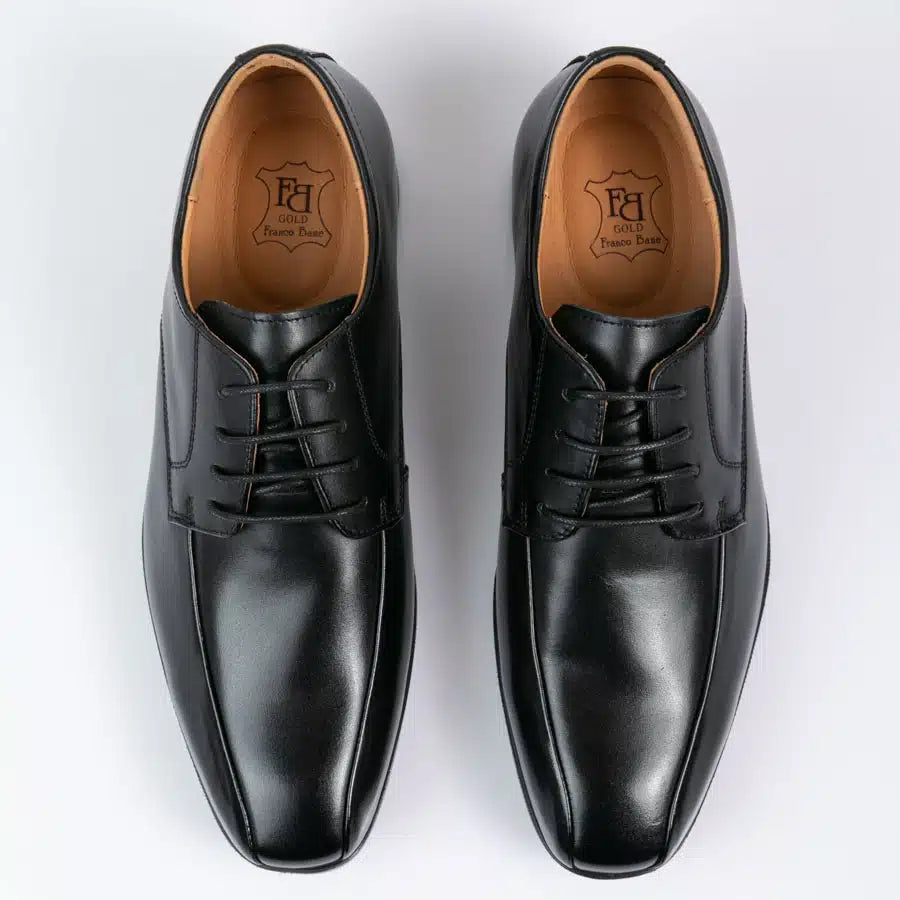 נעלי אלגנט לגברים גולד שחור