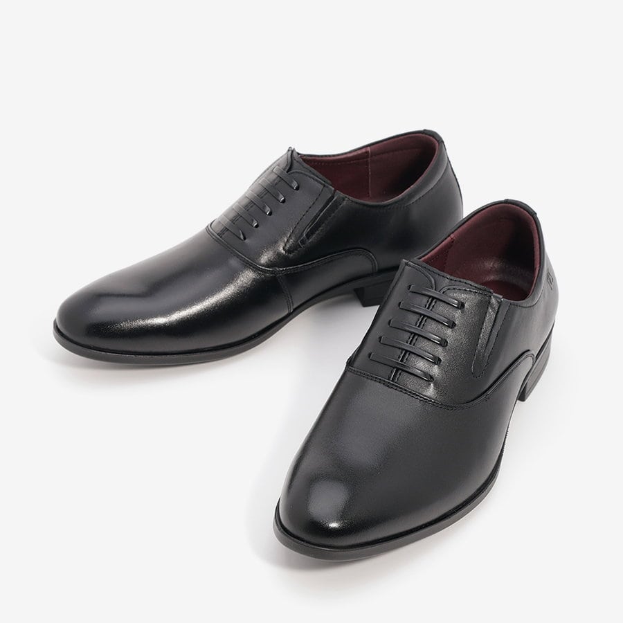 נעלי עור אלגנט דמוי שרוך