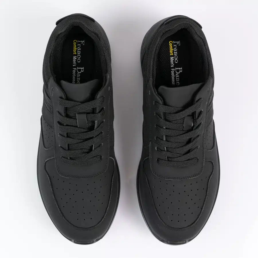 סניקרס קלאסיות לגברים בצבע שחור