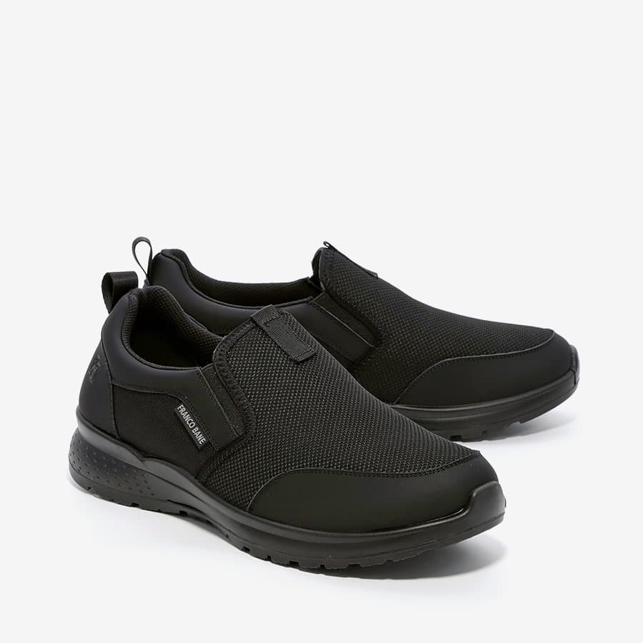 נעלי סניקרס שחורות Slip-On לגברים