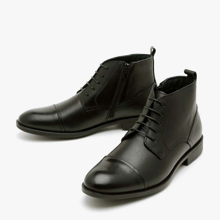 מגף עור קומפורט